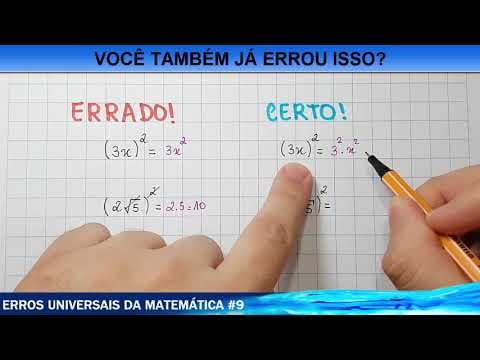Thumbnail da aula: ☑️ 72,6% erram essa conta! Erros Universais V - Propriedade de Potência esquecida!