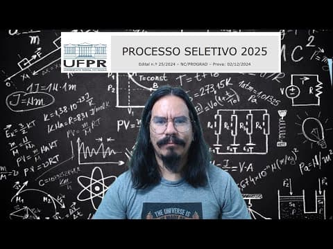 Thumbnail da aula: UFPR 2025 (2ª Fase) - Questão 05