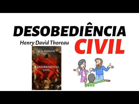 Thumbnail da aula: DESOBEDIÊNCIA CIVIL Henry David Thoreau - OBRA DO PAS 2 UNB