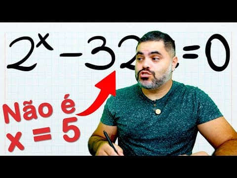 Thumbnail da aula: 🤯 Qual é o valor de X? - EQUAÇÃOZINHA BONITINHA E CRIATIVA | Você consegue resolver potência de 2?