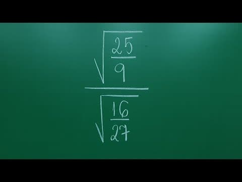 Thumbnail da aula: Propriedades dos Radicais - Professora Angela Matemática