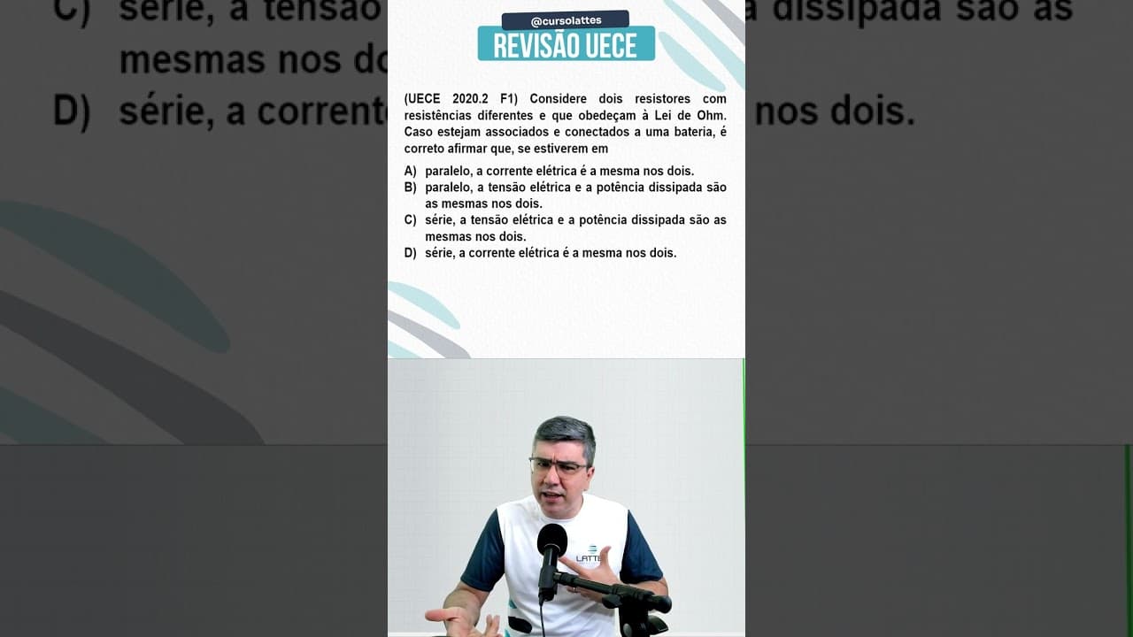 Thumbnail: Curso intensivo de revisão para Uece primeira fase