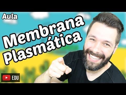 Thumbnail da aula: Membrana Plasmática - Funções e Estrutura | Biologia com Samuel Cunha