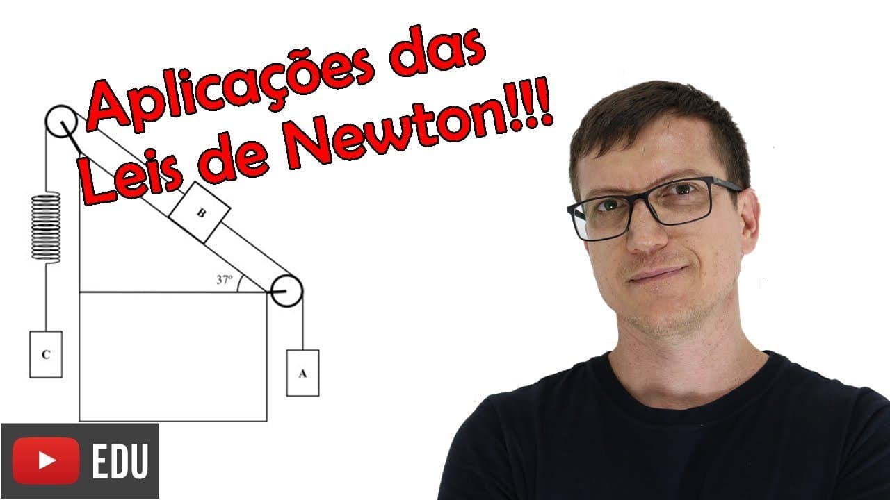 Thumbnail: APLICAÇÕES das LEIS de NEWTON - APROFUNDAMENTO de FÍSICA - VÍDEO AULA nº29