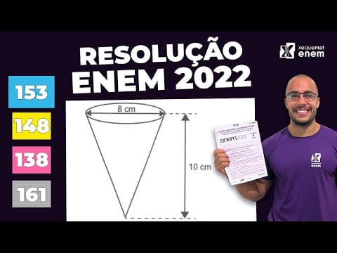 Thumbnail da aula: 🔘Questão 153 - Caderno Azul | Geometria Espacial | MATEMÁTICA ENEM 2022
