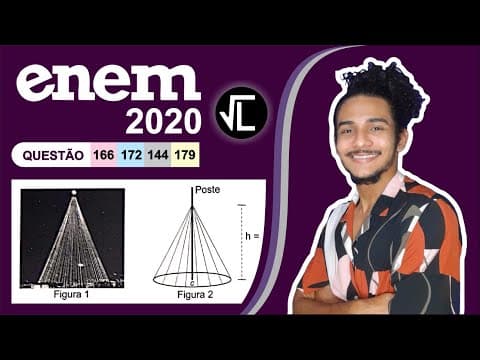 Thumbnail da aula: ENEM 2020 | No período de fim de ano, o síndico de um condomínio resolveu colocar, em um poste, uma