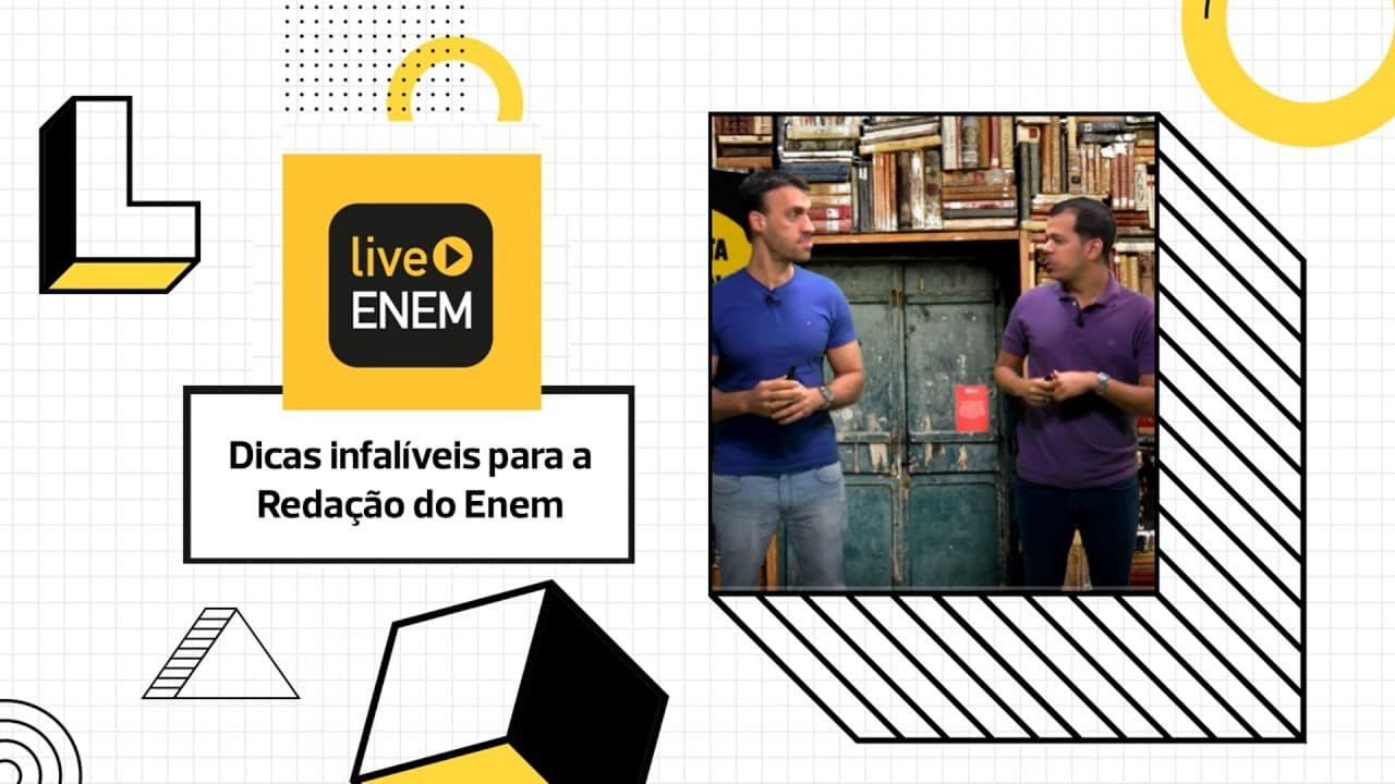 Thumbnail: #07 Live Enem de A a Z - Dicas infalíveis para a solução perfeita na Redação do ENEM!
