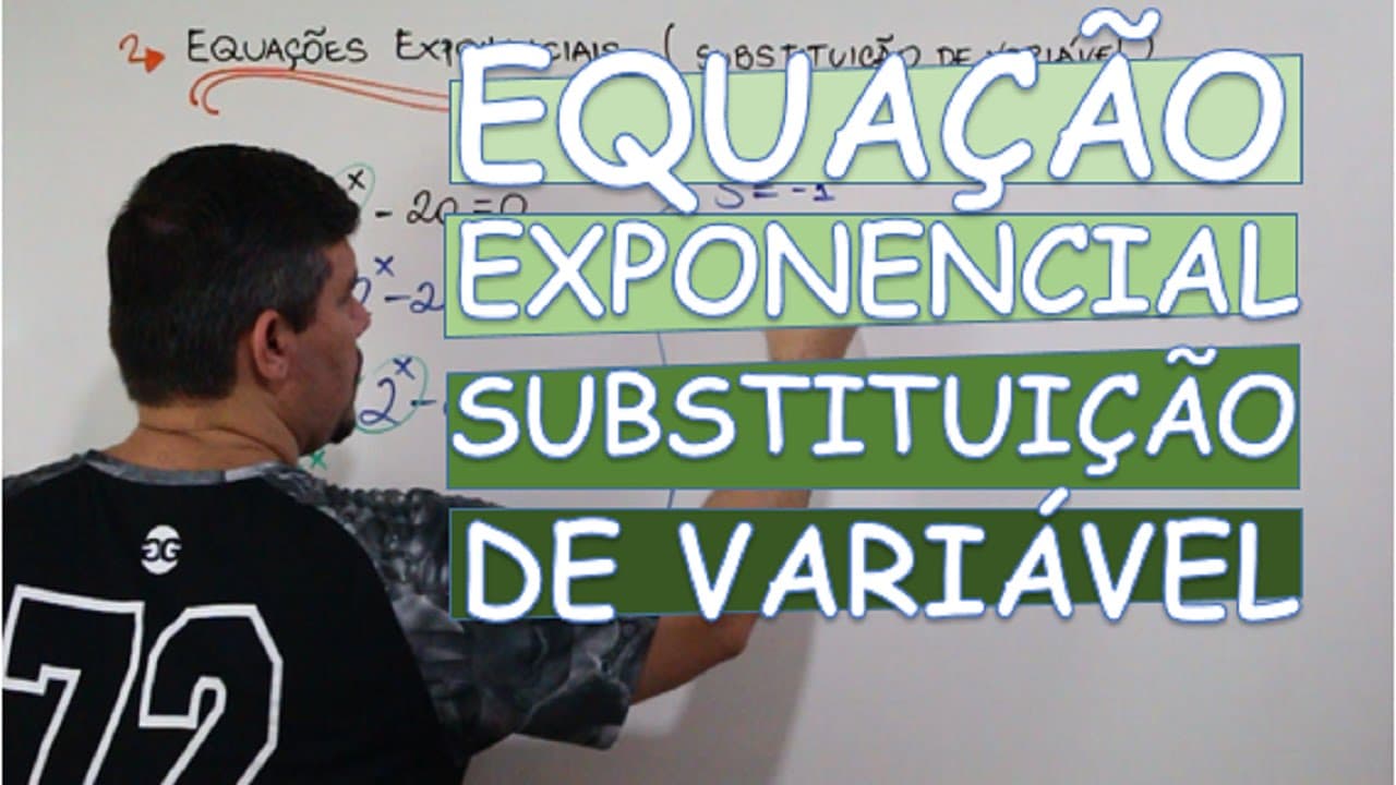 Thumbnail: EQUAÇÃO EXPONENCIAL: SUBSTITUIÇÃO DE VARIÁVEL
