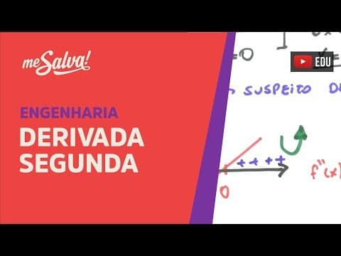 Thumbnail da aula: Me Salva! DER18 - Derivada Segunda