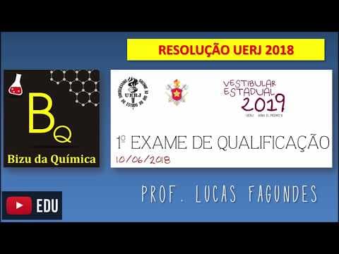 Thumbnail da aula: 🔴 (QUÍMICA) RESOLUÇÃO 1° EXAME DE QUALIFICAÇÃO UERJ 2019