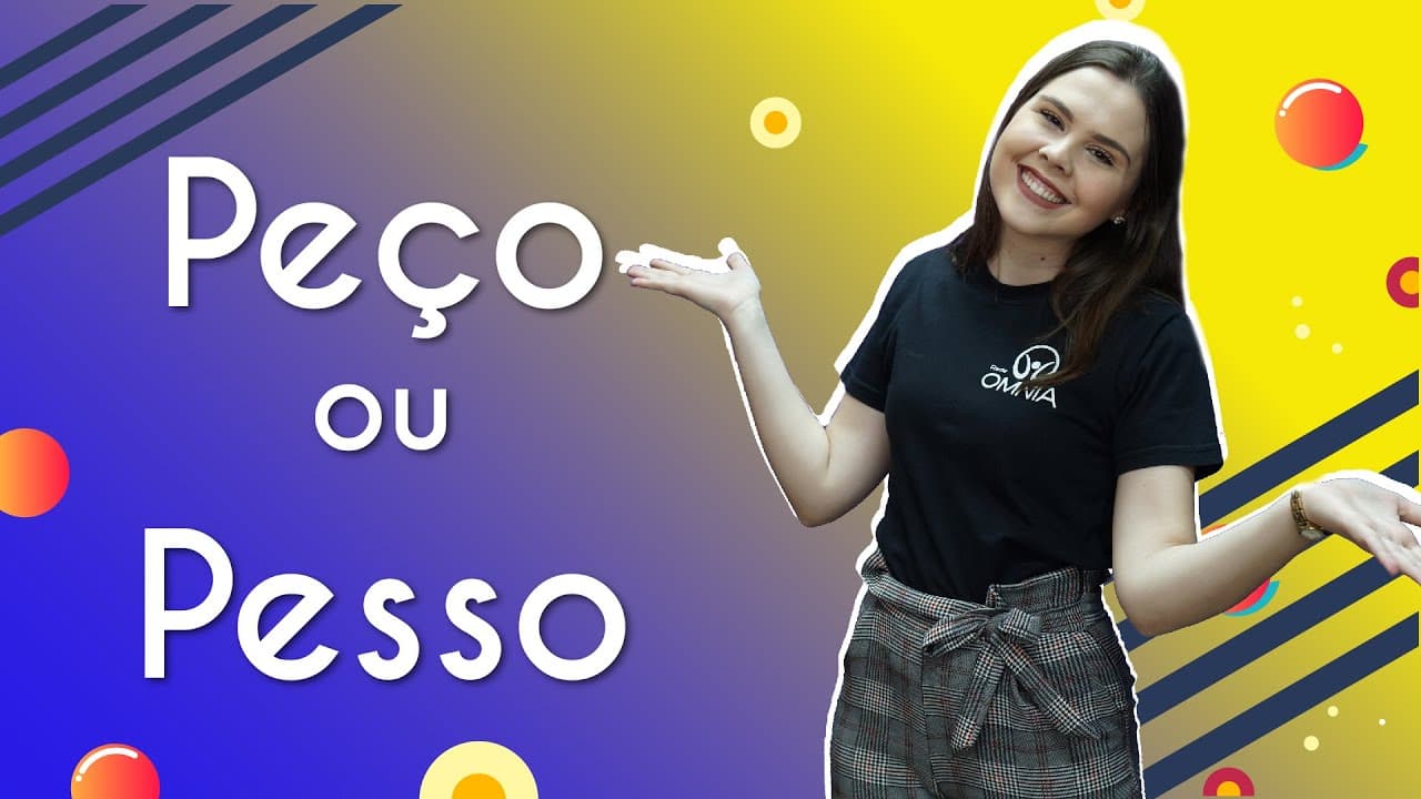 Thumbnail: Peço ou pesso? - Brasil Escola