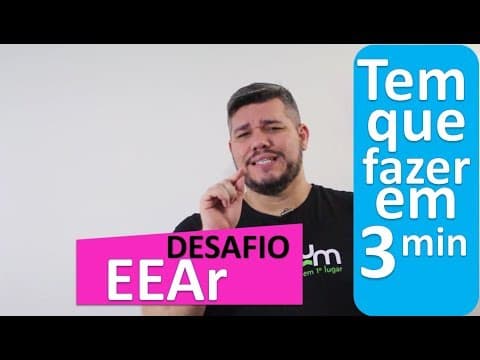 Thumbnail da aula: 😎DESAFIO EEAr 10 - Tem que fazer em 3 minutos! Retas Perpendiculares