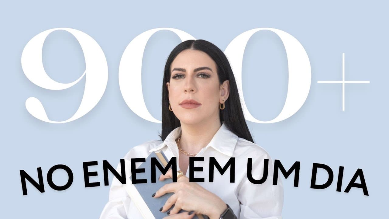 Thumbnail: PREPARE-SE PARA O ENEM - 900+ EM UM DIA