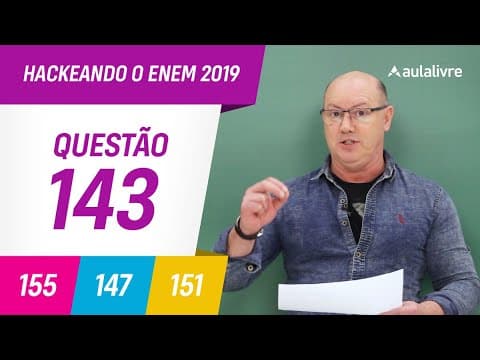 Thumbnail da aula: Enem 2019 | Matemática: Geometria Plana | Questão 143 (Cinza)