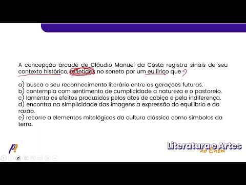 Thumbnail da aula: ENEM DIGITAL 2020 - Era Colonial | Leia a posteridade, ó pátrio Rio, Em meus versos teu...