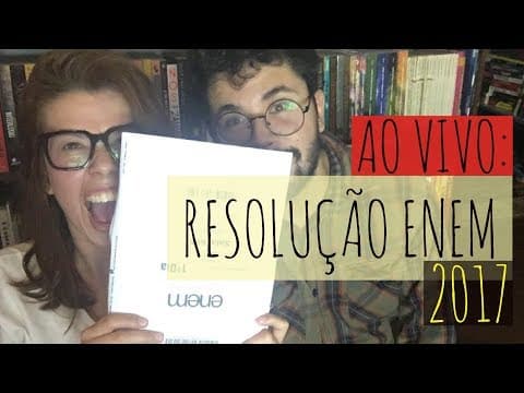 Thumbnail da aula: CORREÇÃO ENEM 2017: Códigos, Linguagens e suas tecnologias