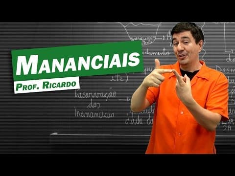 Thumbnail da aula: Geografia - Mananciais