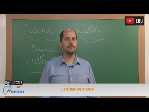 Thumbnail da aula: Dicas para o vestibular | Enem | Leitura da prova