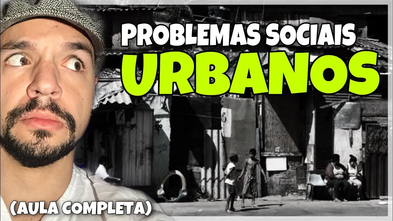 Thumbnail: Problemas sociais urbanos (AULA COMPLETA) | Ricardo Marcílio