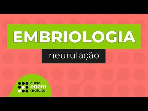 Thumbnail da aula: EMBRIOLOGIA: neurulação | Biologia para o Enem | Cláudia de Souza Aguiar