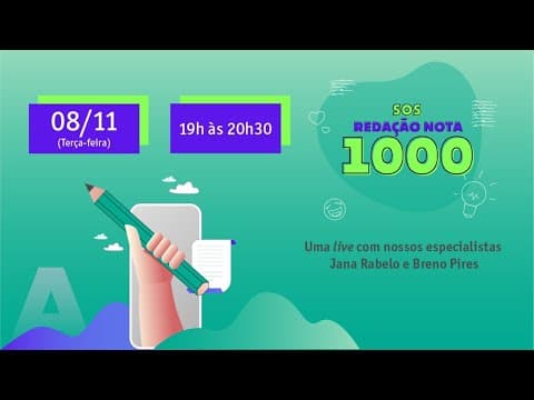 Thumbnail da aula: SOS Redação Nota 1000
