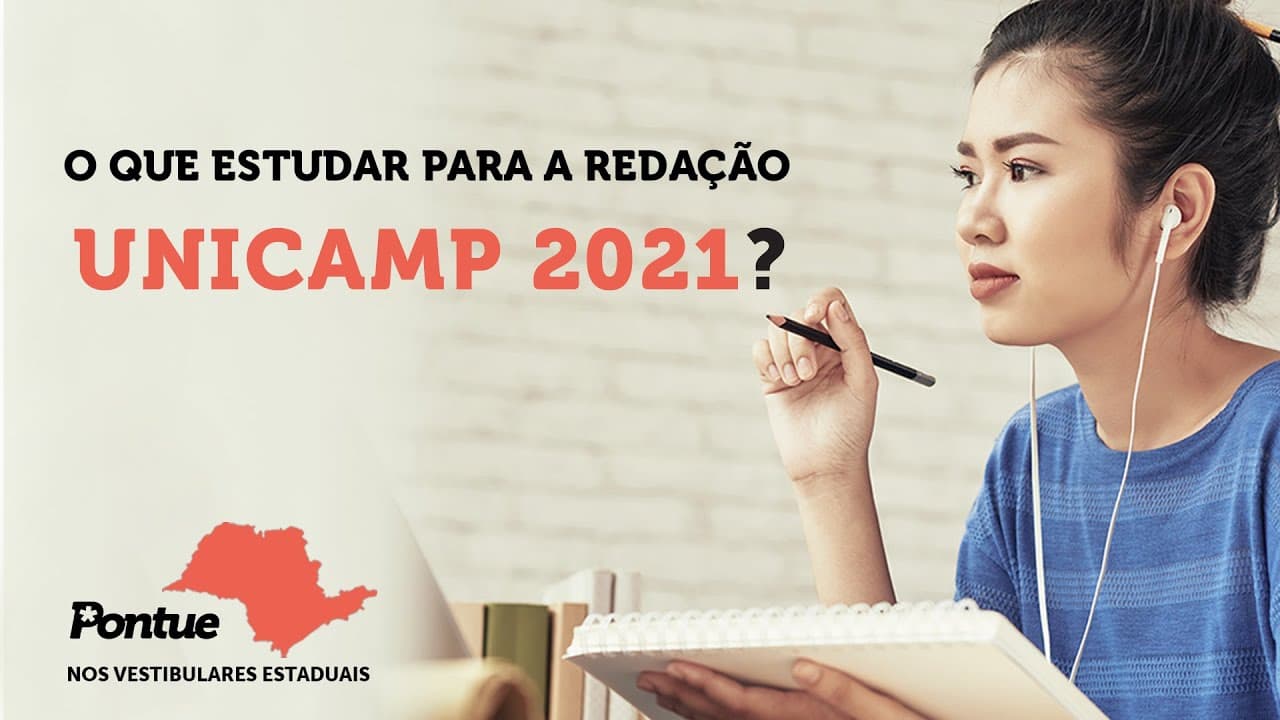 Thumbnail: O que estudar para a redação UNICAMP 2021?