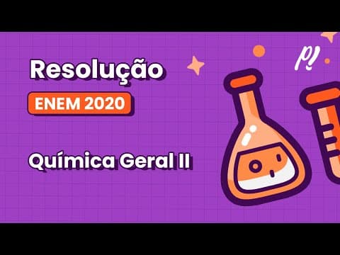 Thumbnail da aula: ENEM 2020 - Química Geral II | Megaespetáculos com queima de grande quantidade de fogos...