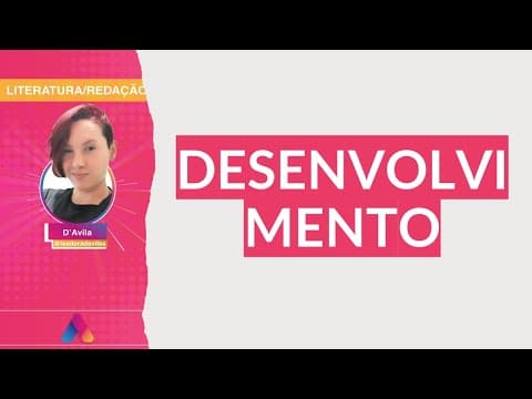 Thumbnail da aula: REVISÃO VESTIBULAR UFRGS | REDAÇÃO 05: DESENVOLVIMENTO | Curso Alternativa A