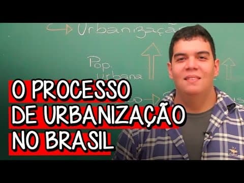 Thumbnail da aula: PROCESSO DE URBANIZAÇÃO BRASILEIRA | GEOGRAFIA | DESCOMPLICA