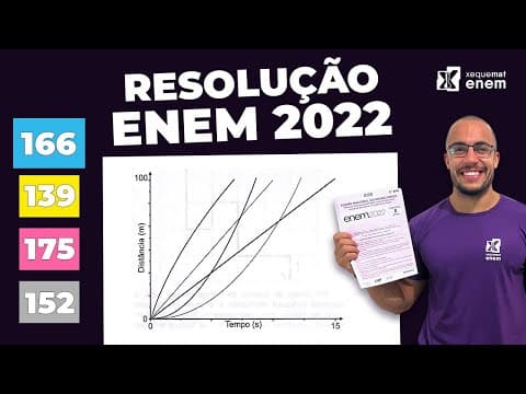 Thumbnail da aula: 🔘Questão 166 - Caderno Azul | Interpretação de Gráfico | MATEMÁTICA ENEM 2022