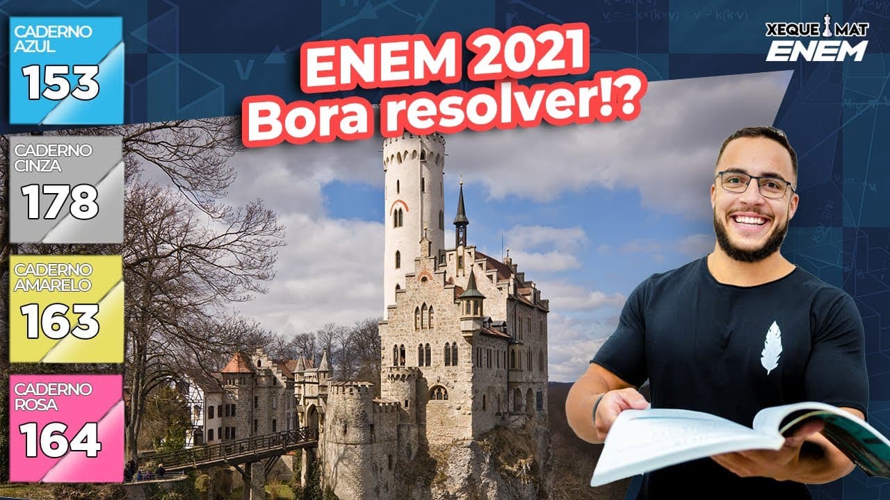 Thumbnail: 🟣 Questão 153 - Caderno Azul | Escala | MATEMÁTICA ENEM 2021