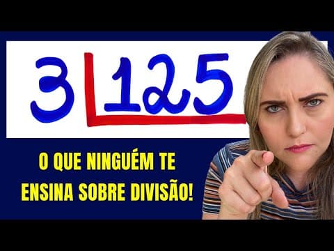 Thumbnail da aula: 🤯PARE DE SOFRER COM DIVISÃO !!Matemática básica todo dia.📚🚀