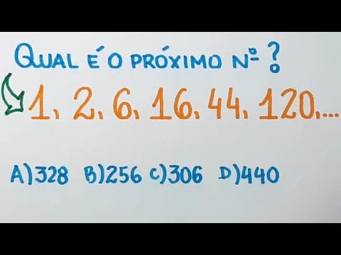 Thumbnail da aula: 🔥 HELP MATEMÁTICA BÁSICA - Desafio de Sequência Numérica