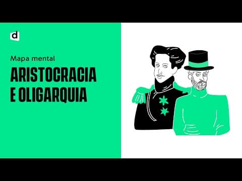 Thumbnail da aula: ARISTOCRACIA E OLIGARQUIA | HISTÓRIA | Mapa Mental | Quer Que Desenhe