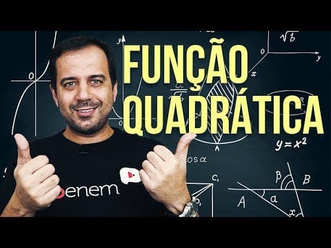 Thumbnail da aula: FUNÇÃO QUADRÁTICA | Prof. Vitor Israel
