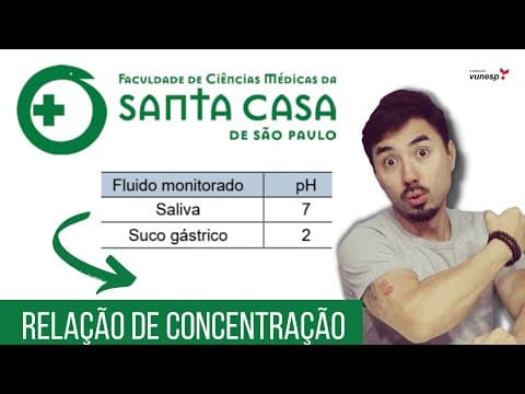 Thumbnail da aula: Vestibular Santa Casa | 2024 | O monitoramento dos valores de pH do sistema digestório