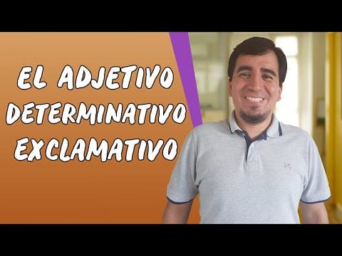 Thumbnail da aula: El Adjetivo Determinativo Exclamativo - Brasil Escola