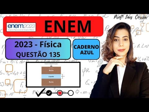 Thumbnail da aula: 🔵 FÍSICA / ENEM 2023 / QUESTÃO 135 / CADERNO AZUL/ O petróleo é uma matéria-prima muito valiosa e...