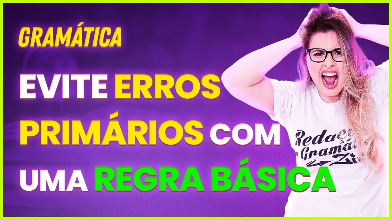 Thumbnail: đĄ UM DOS ERROS MAIS GRAVES DE USO DA VĂRGULA QUE VOCĂ PODE COMETER! đ - Profa. Pamba
