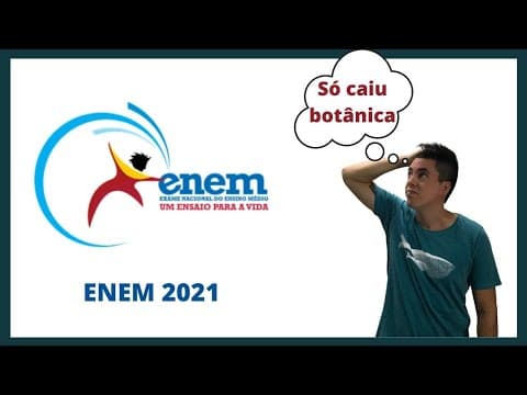 Thumbnail da aula: CORREÇÃO ENEM 2021 - BIOLOGIA