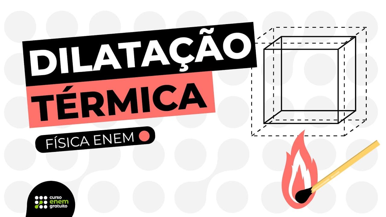 Thumbnail: COMO ESTUDAR DILATAÇÃO TÉRMICA | Física para o Enem | Flaverson Batista