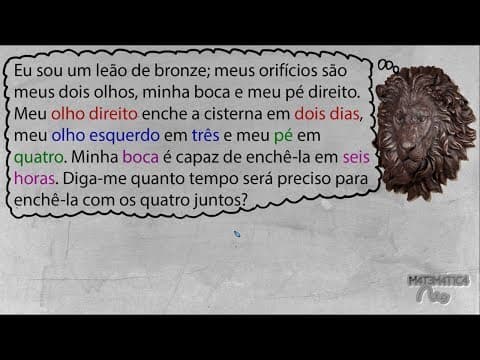 Thumbnail da aula: Você Consegue Resolver o Problema do Leão de Bronze? | REGRA DE TRÊS SIMPLES