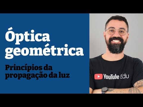 Thumbnail da aula: Óptica Geométrica: Princípios de propagação da luz - Física Ótica - Prof. Henrique
