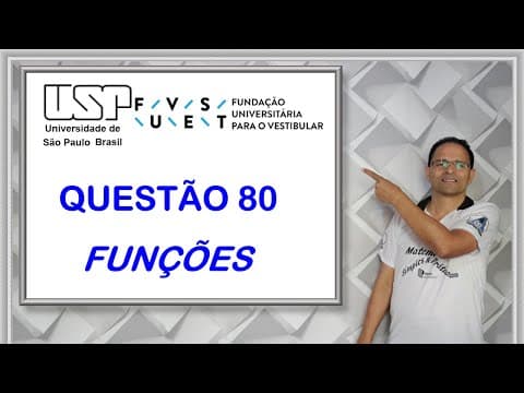 Thumbnail da aula: QUESTÃO 80, FUVEST 2023 (FUNÇÕES)