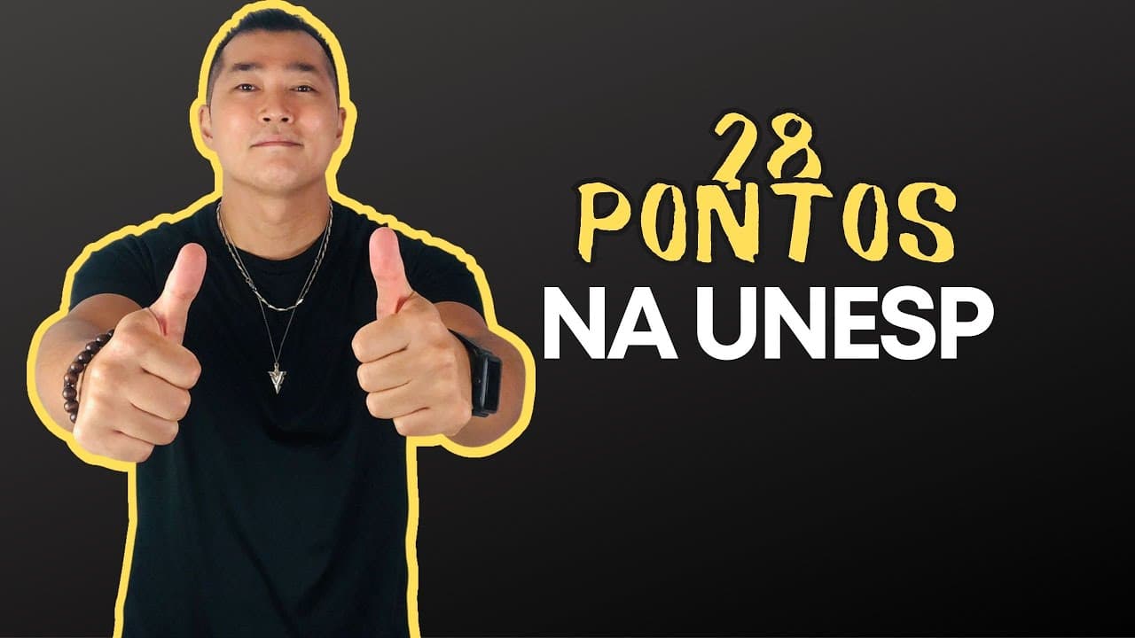 Thumbnail: Redação Unesp - Como estruturar sua redação para tirar 28 pontos