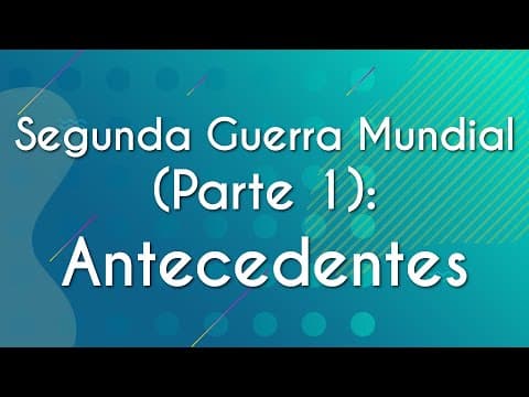 Thumbnail da aula: Segunda Guerra Mundial (Parte 1): Antecedentes - Brasil Escola