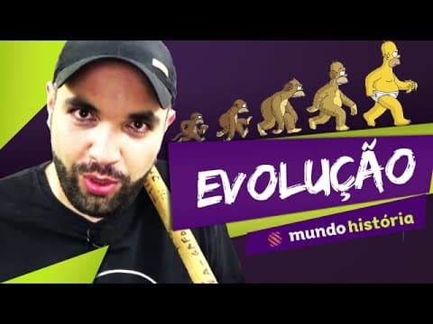 Thumbnail da aula: 🐒 Pré-História (1/3): Evolução dos hominídeos - História - ENEM