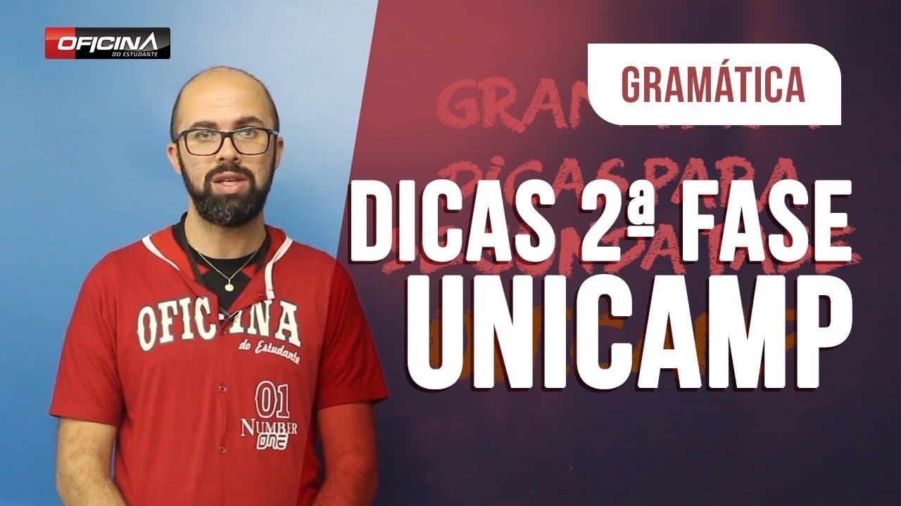 Thumbnail: Gramática - Dicas 2ª Fase UNICAMP - Oficina do Estudante
