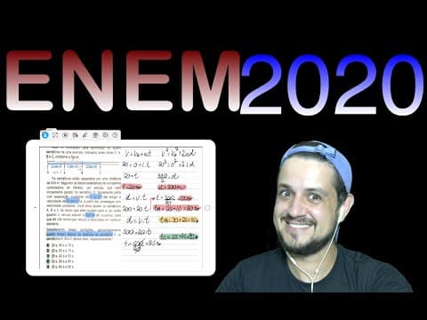 Thumbnail da aula: ENEM 2020 Você foi contratado para sincronizar os quatro semáforos de uma avenida