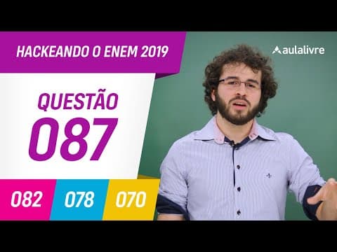 Thumbnail da aula: Enem 2019 | Filosofia: fenômeno e norma | Questão 87 (branco)